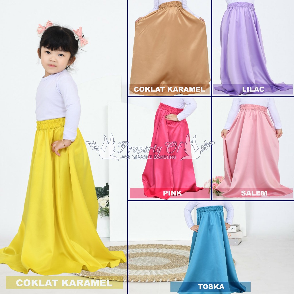 PM - Rok Payung - Dewasa & Anak - Satin Velvet - Penari Tamborin