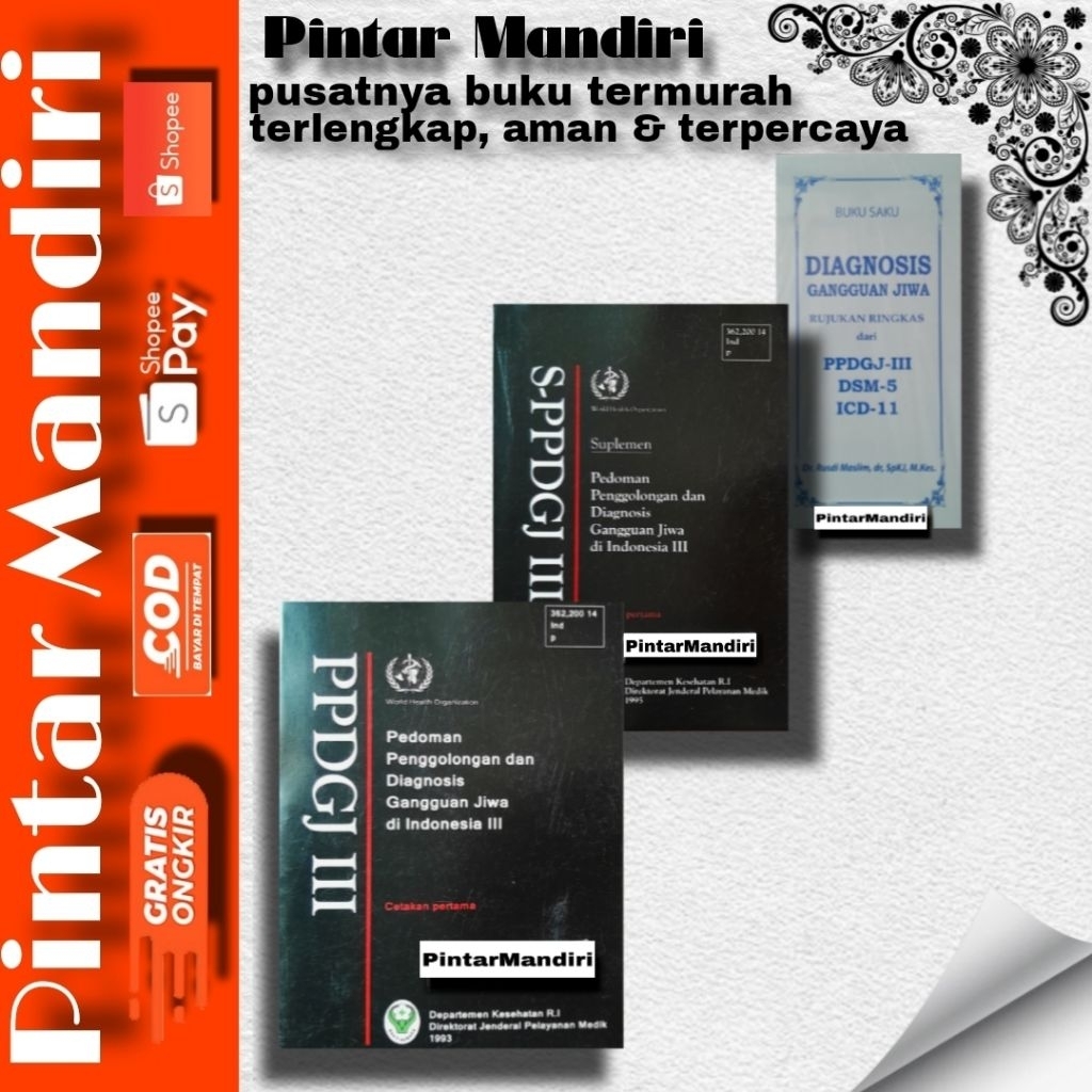 PPDGJ HITAM dan BUKU SAKU PPDGJ SEPAKET