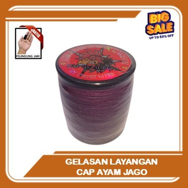Terbaru Dunia Gelasan & Layangan - Gelasan Layangan Cap Ayam Jago Super Carbon Tarik Uluran 0.22 200