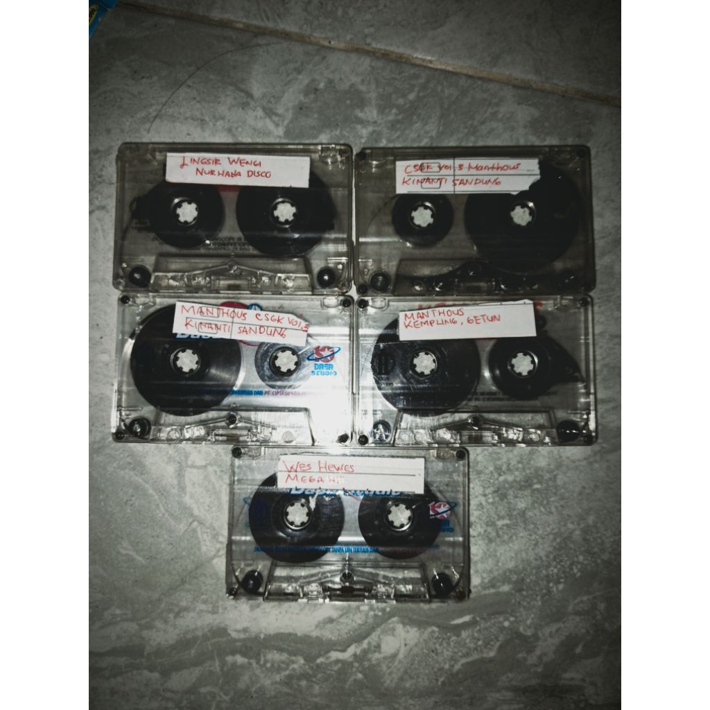 Kaset Pita Tembang Jawa Campursari Manthous Bugilan No Cover