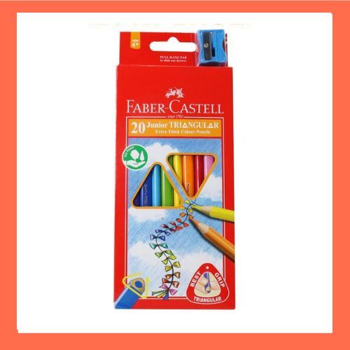 Faber-Castell Pensil Warna Triangular 20W 116538
