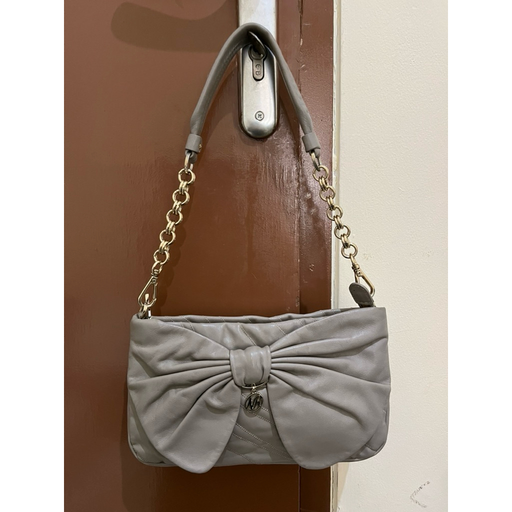 Tas Preloved Kulit Asli Shoulder Bag Tas Ketek Kulit Asli Nina Ricci