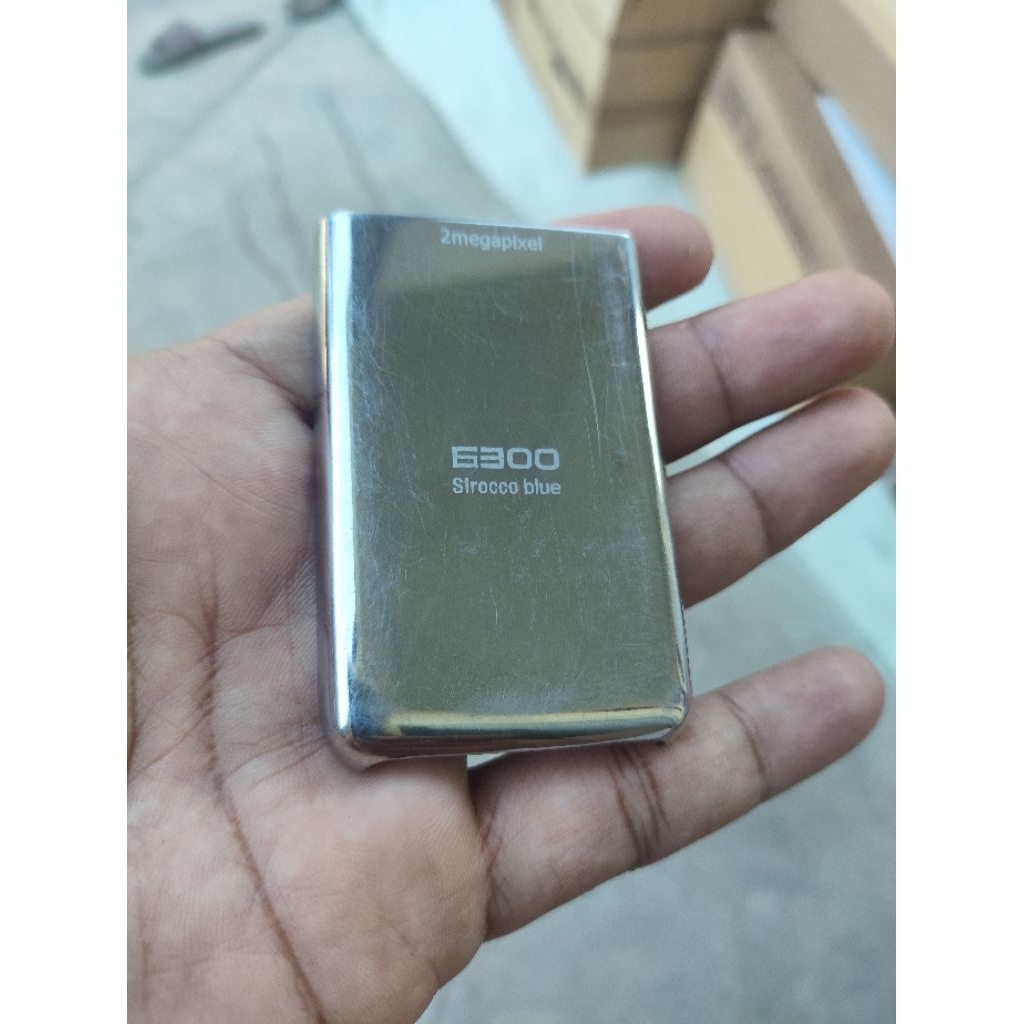 tutup baterai nokia 6300 seri sirocco blue original