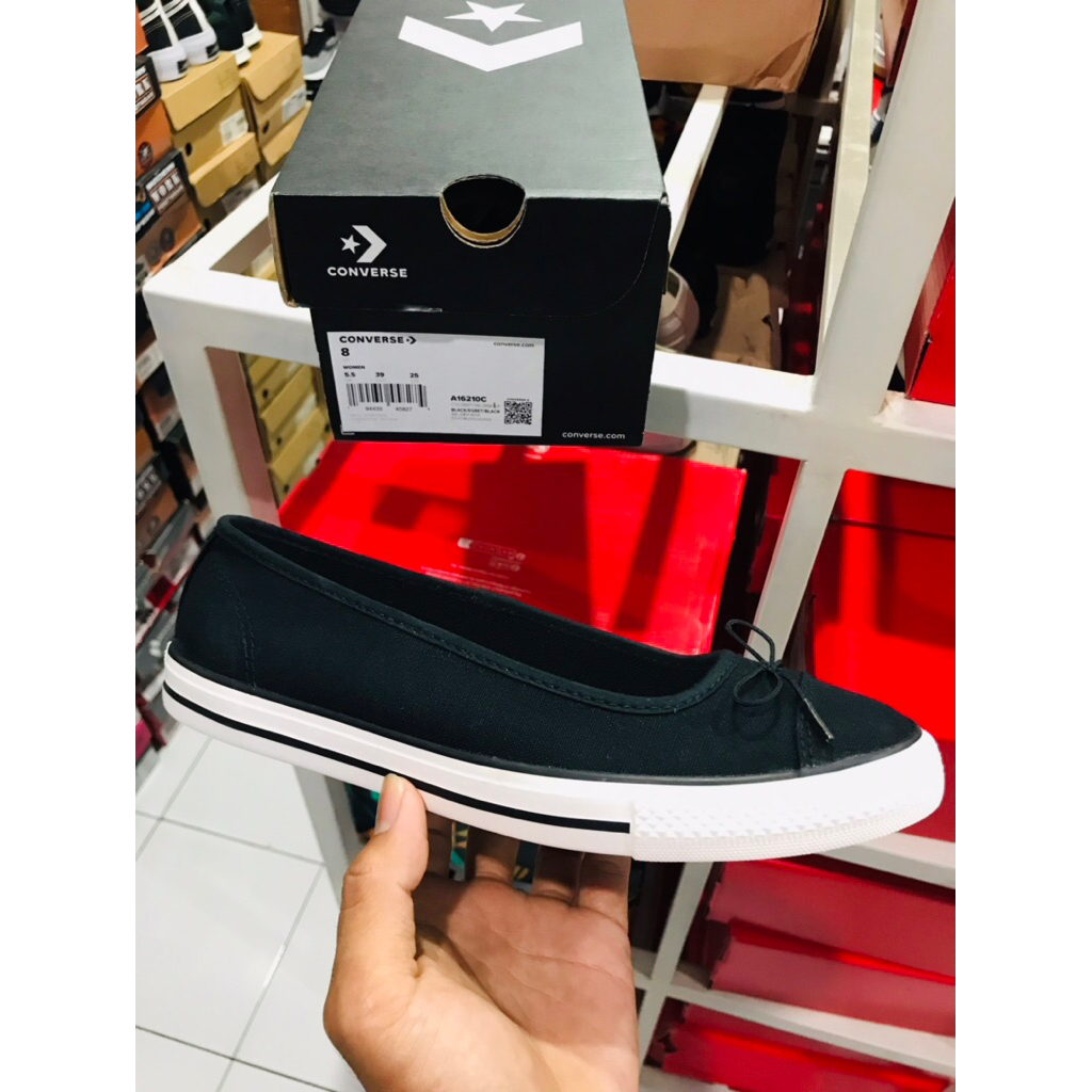 BIG SALE CONVERSE CTAS BALERINA [A16210C] ORIGINAL SEPATU WANITA/SLIP ON/RUNNING/LARI/SNEAKERS