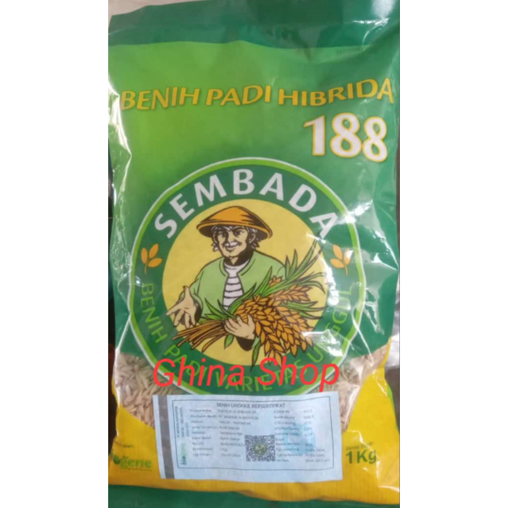 Bibit Padi hibrida Sembada 188 Original 1kg