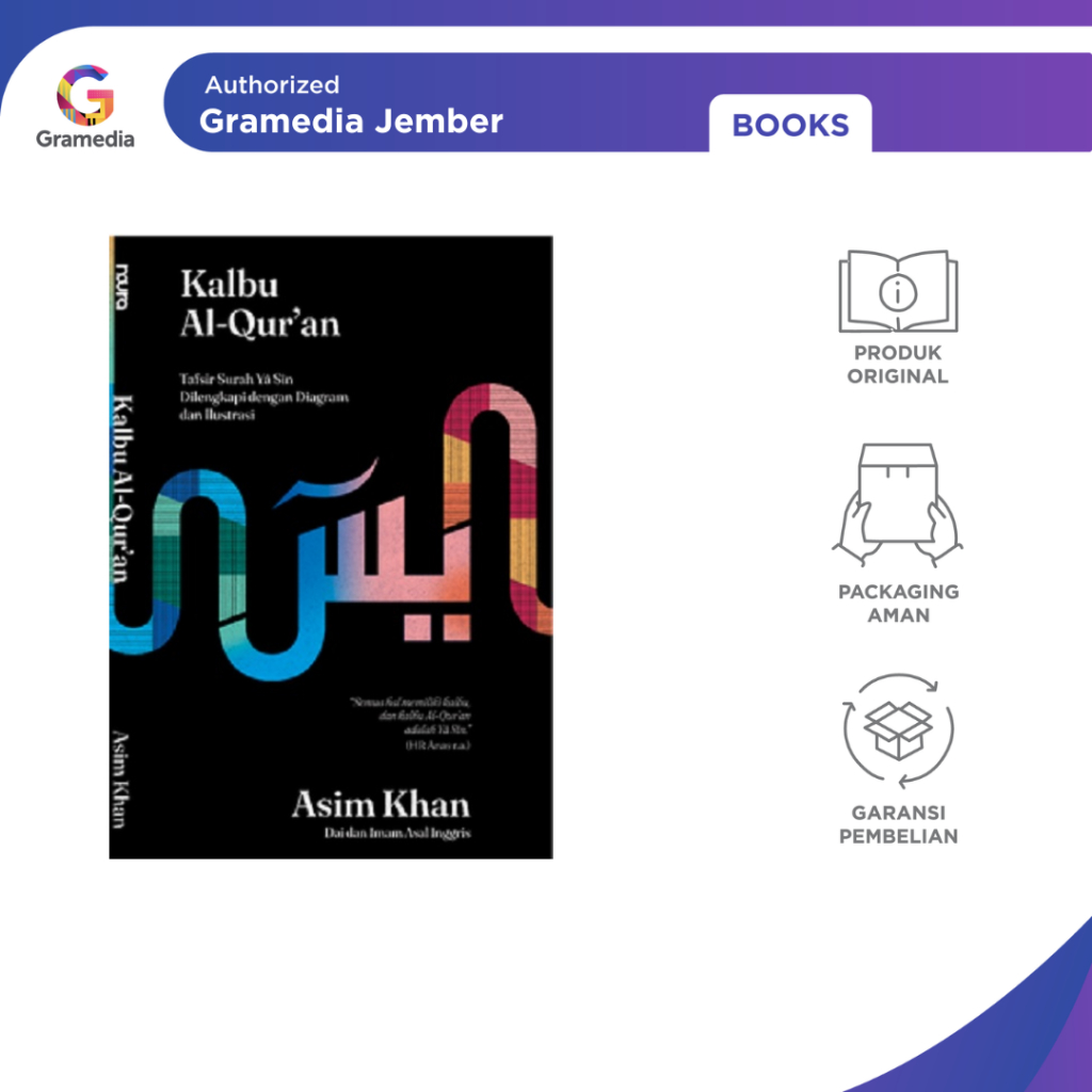 Kalbu Al-Quran (Asim Khan) - Gramedia Jember