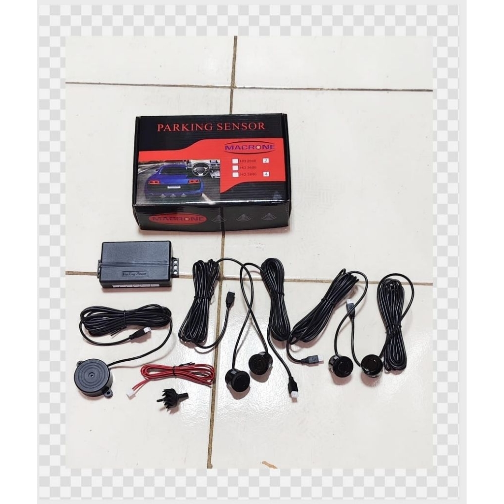 SENSOR PARKIR 4TITIK BUNYI MACRONE