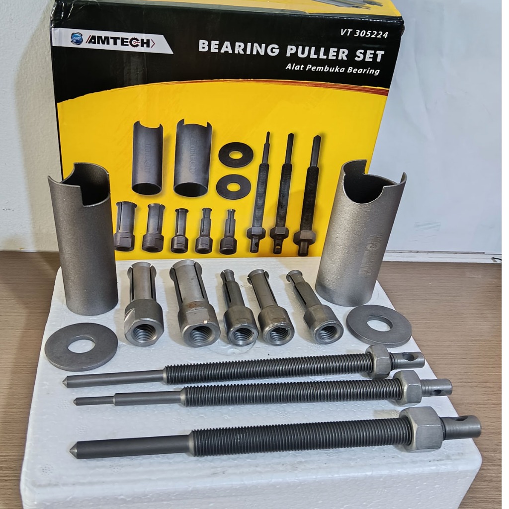 BY AMTECH Treker Bearing Puller Set 5 pcs AMTECH - Treker Lepas Pembuka Bearing Laher Tutup CVT