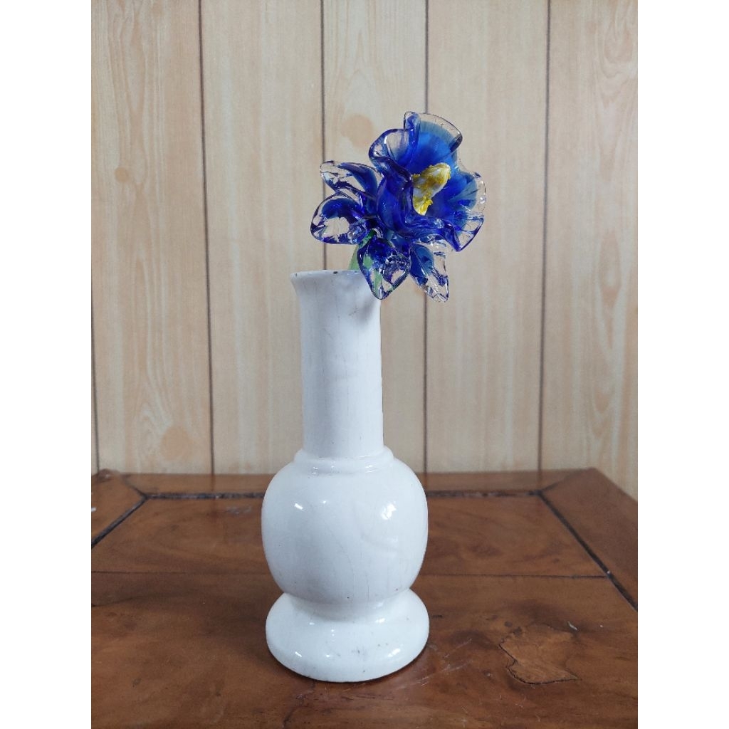 Keramik Vas Bunga Kristal Antik