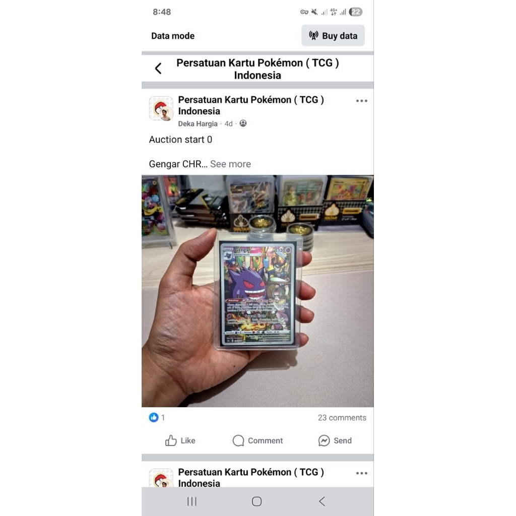 gengar chr pesanan pokemon tcg