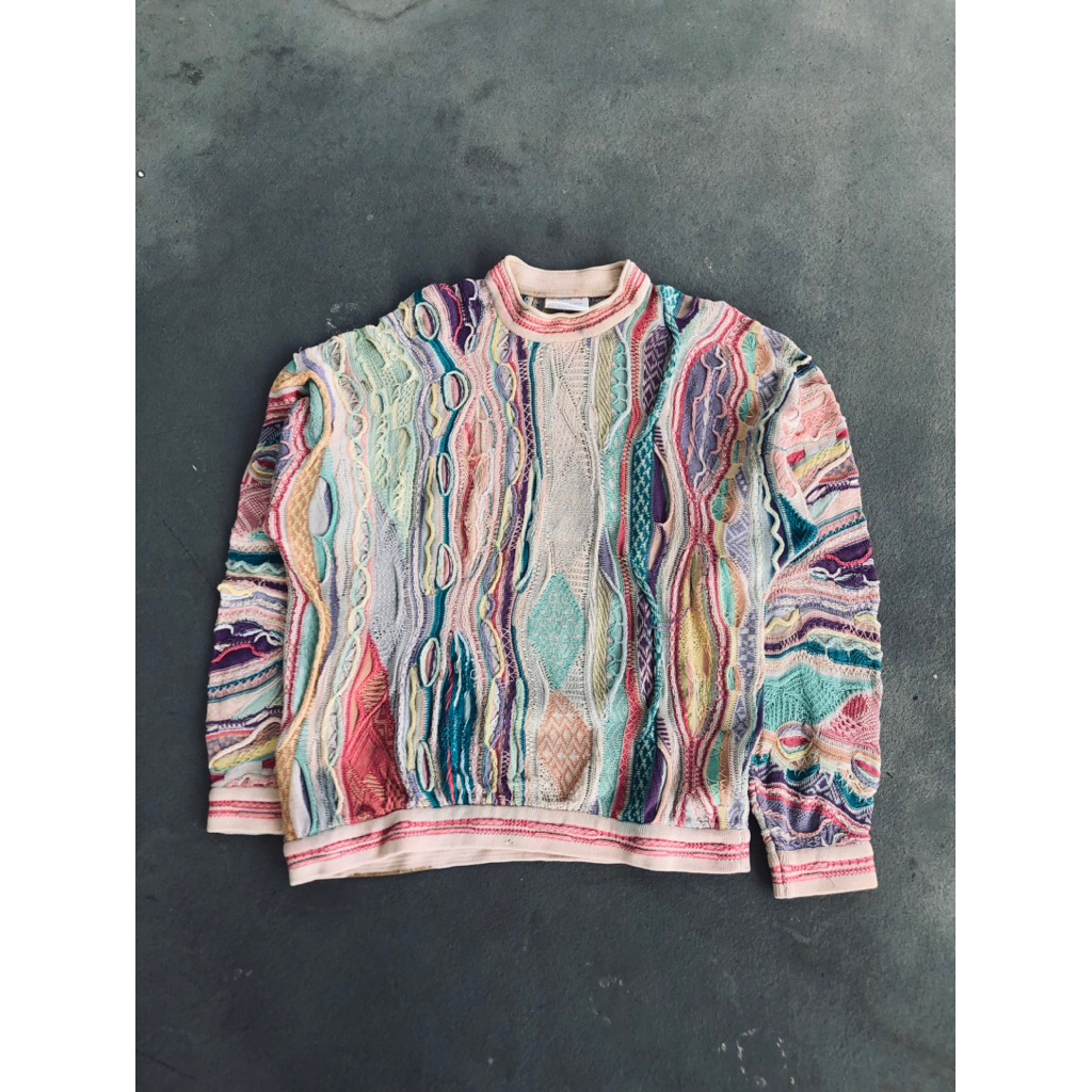vintage coogi sweater 90s