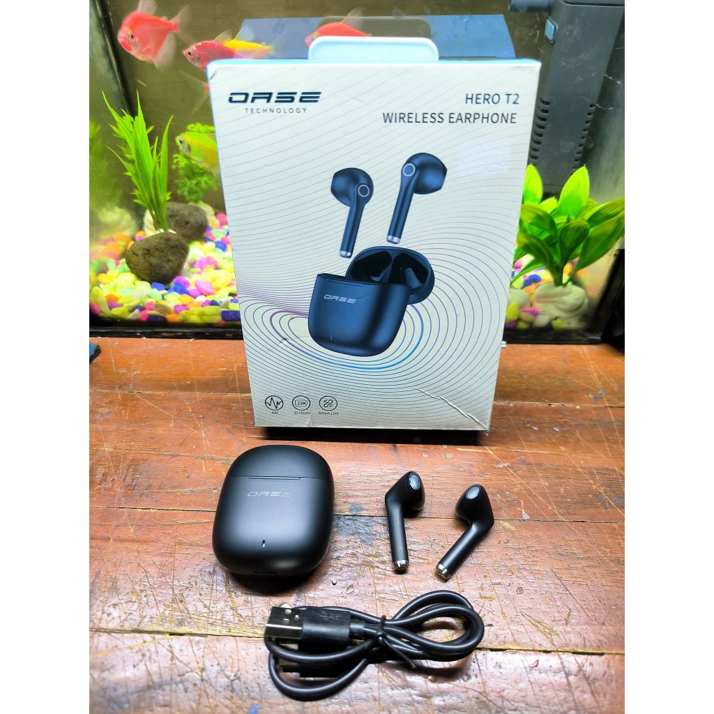 Oase Hero T2 Tws Headset Earphone Bluetooth