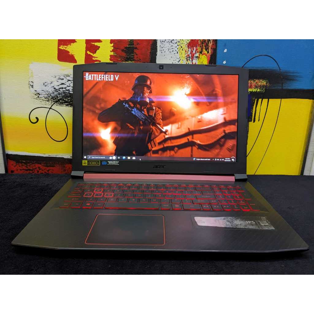 Laptop Gaming Acer Nitro 5 Core i5 Gen 8 16/256 GTX 1050 4GB murah