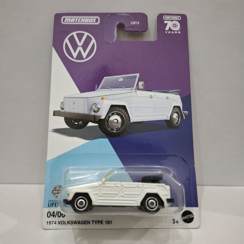 Matchbox 1974 Volkswagen Type 181 VW Camat VW Safari