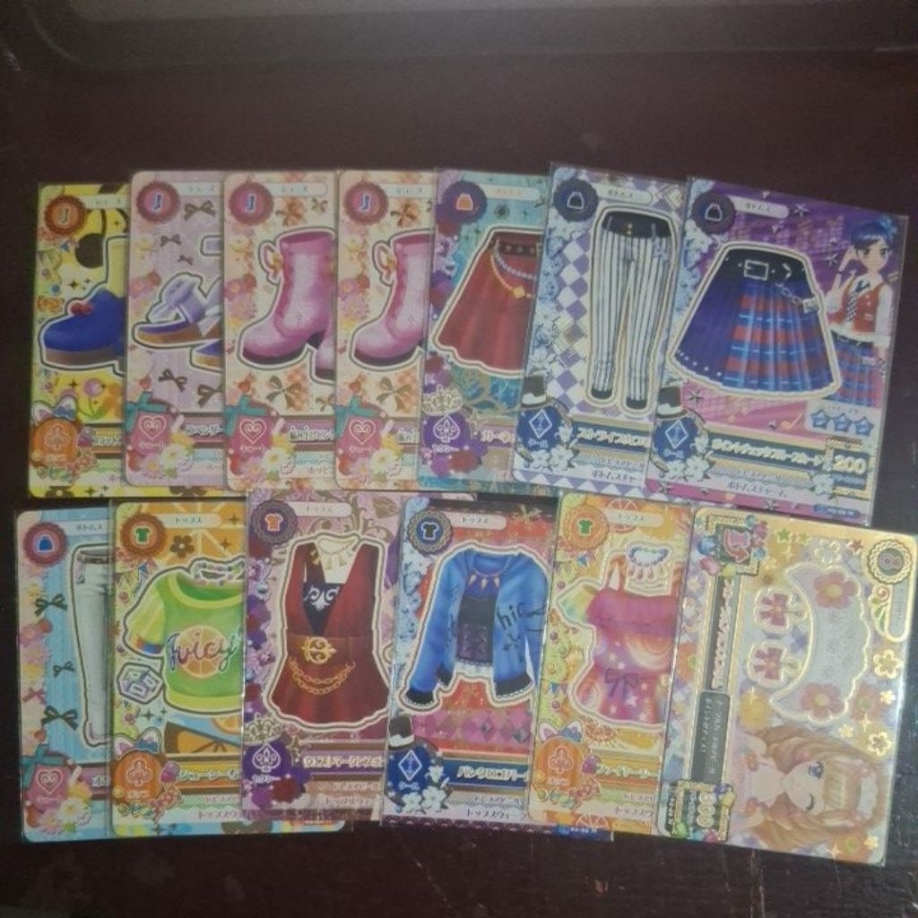 kartu aikatsu japan normal brand acc