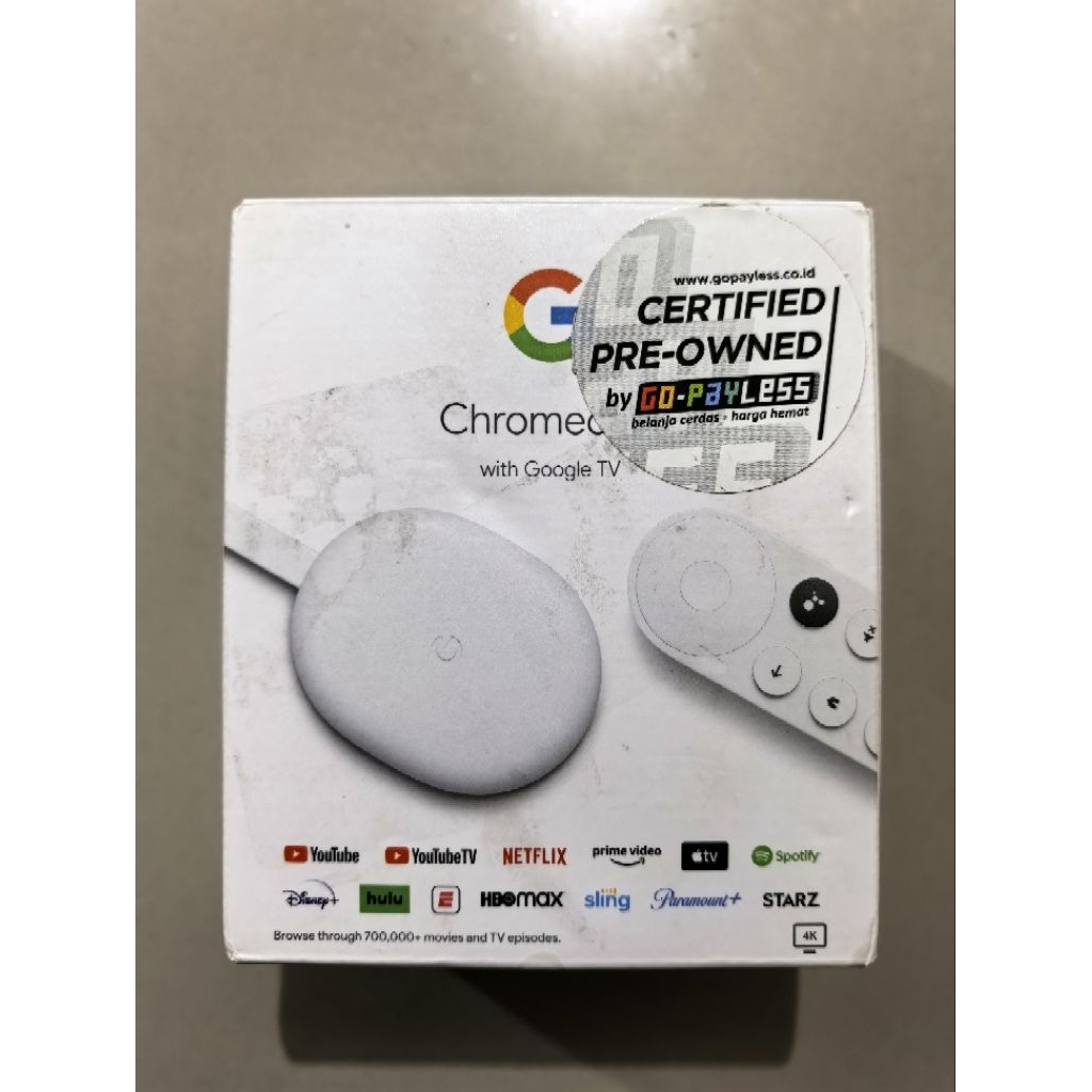 Google Chromecast 4th - Google TV 4K