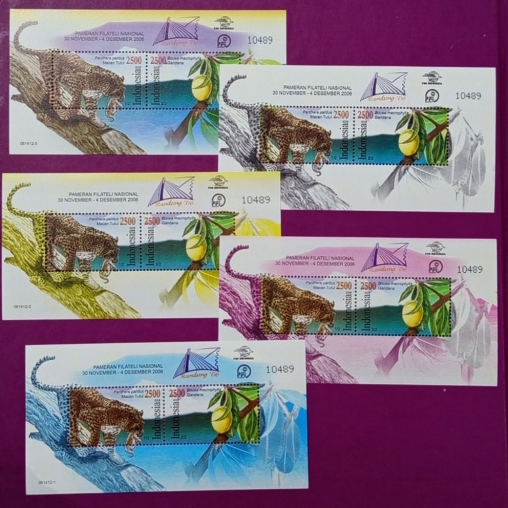 Prangko Souvenir Sheet Panfila 2006 (Lengkap Set)