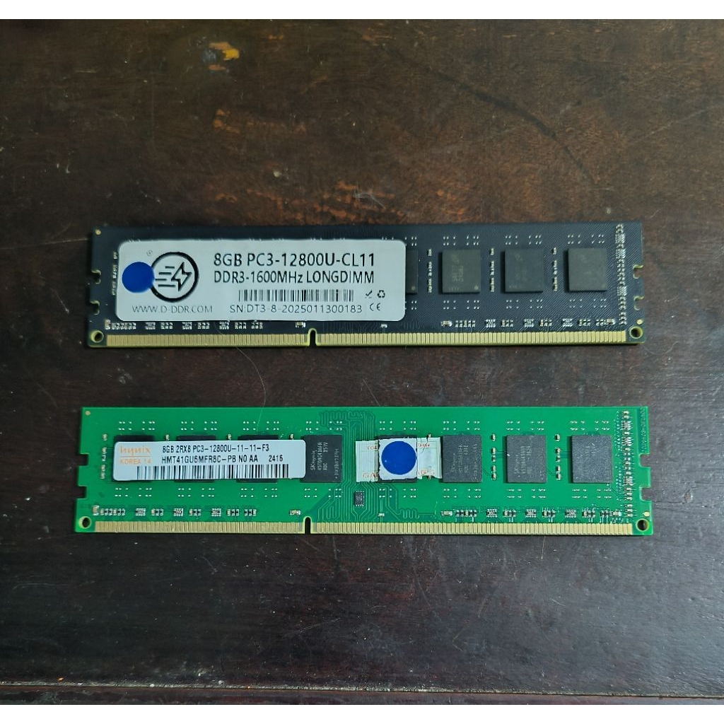 Ram PC Longdimm DDR3 8 GB bekas