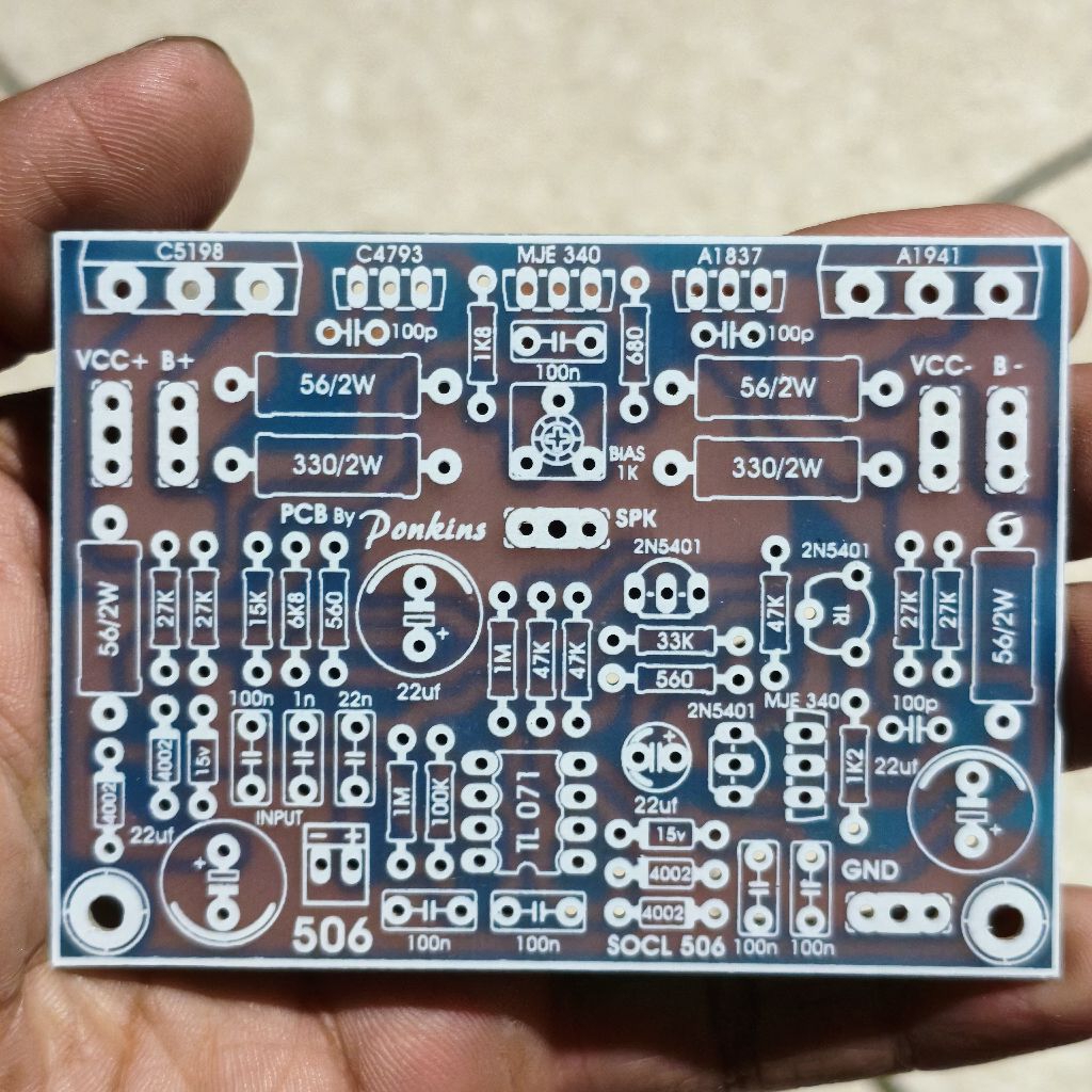 pcb socl 506 bias servo fiber