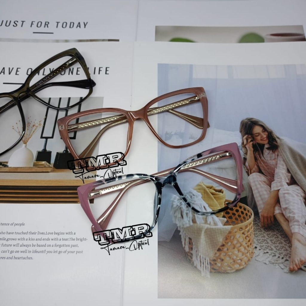 KACAMATA WANITA KACAMATA MINUS KACAMATA KOTAK FRAME:3003