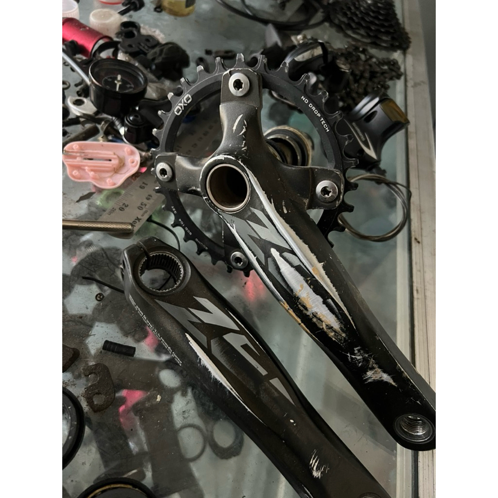 crank shimano zee bb73 arm165