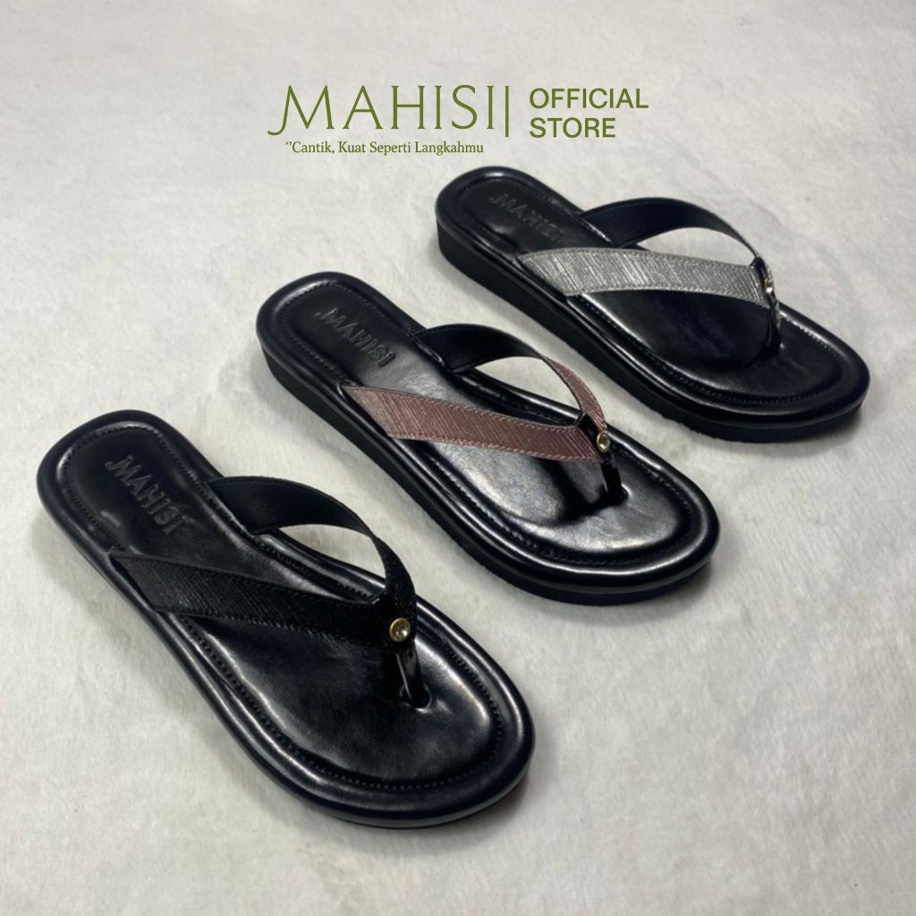 Sandal Wanita Mahisi Vierra – Sandal Jepit Glitter Premium Nyaman & Stylish Empuk Anti Slip Terbaru 