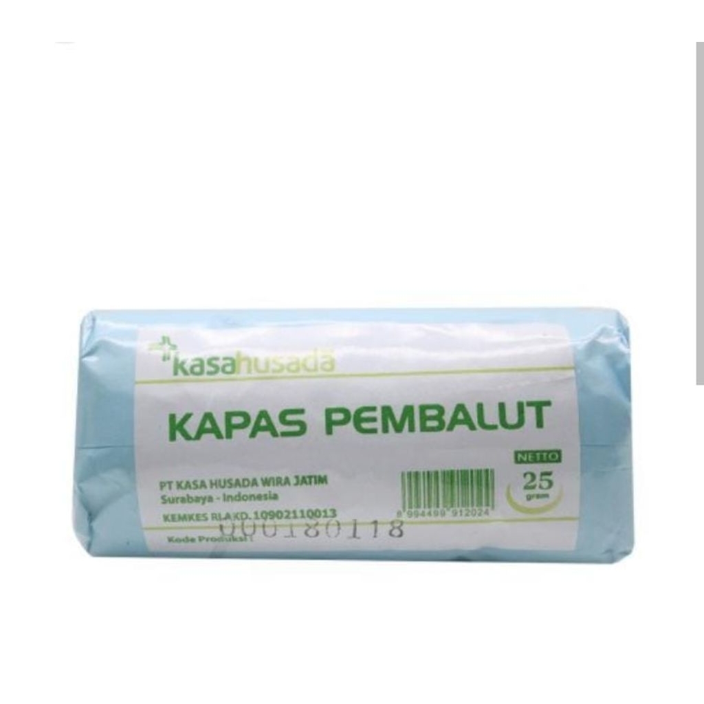 Kapas Putih Bersih 25gram | Kapas Medis | Kapas Luka