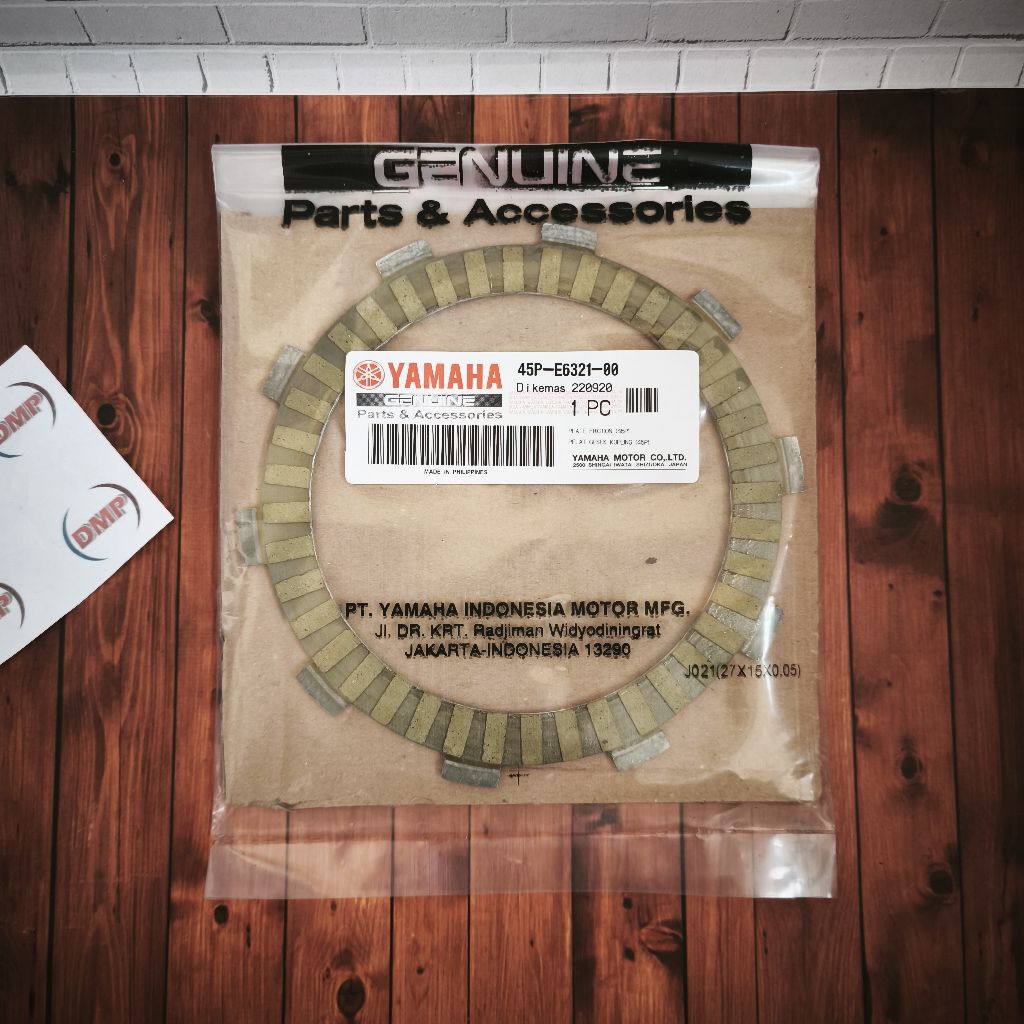 45P-E6321-00 Kampas Kopling Plat Kopling Kain Kopling YAMAHA BYSON