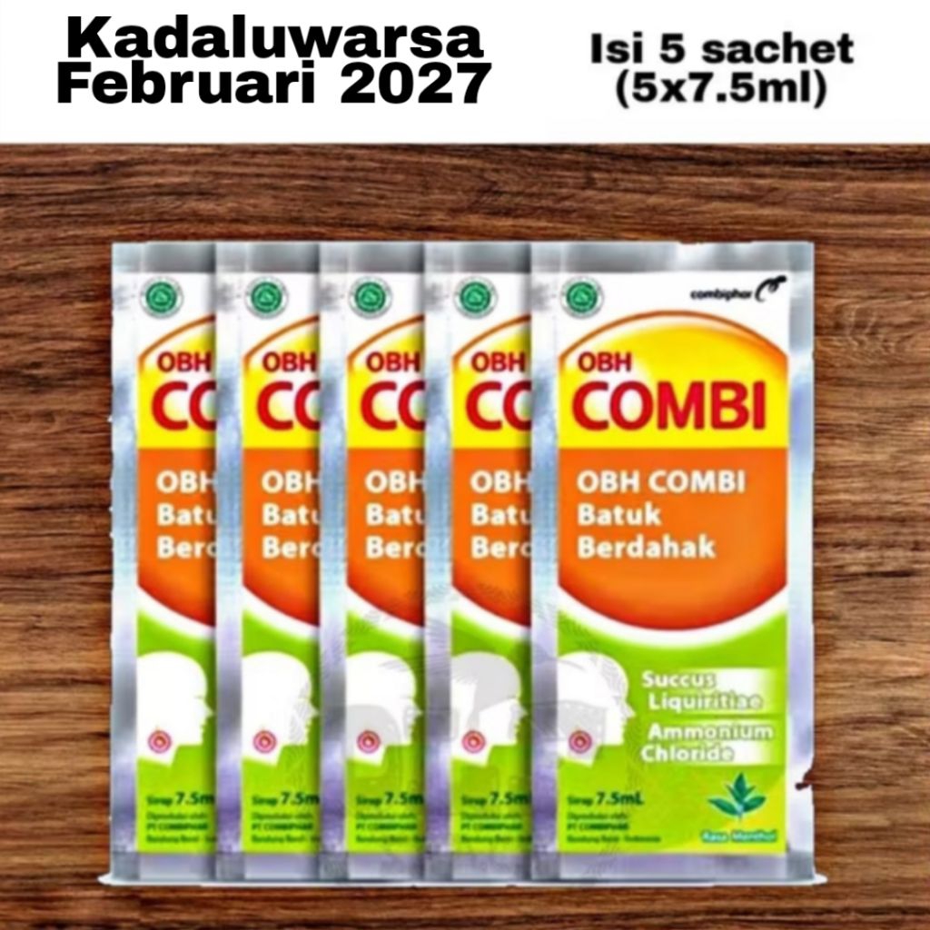 obh combi isi 5 sachet batuk obat