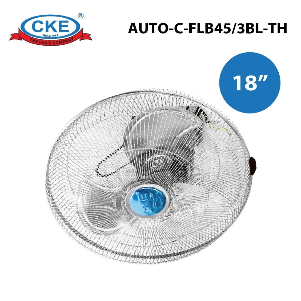 CKE AUTO CEILING FAN 18 INCH AUTO-C-FLB45/3BL-TH Kipas Angin Plafon/ EXHAUST FAN PLAFON