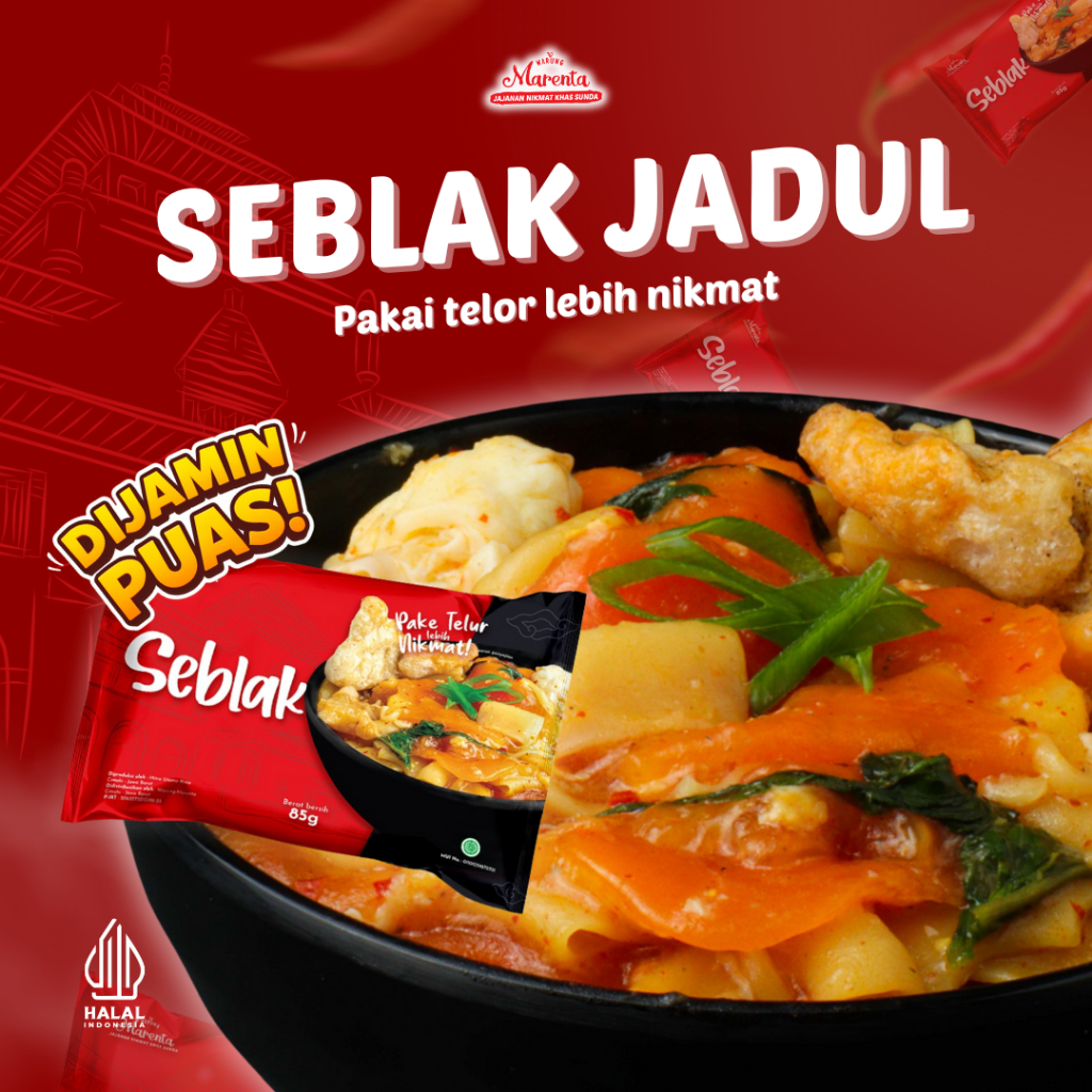 MARENTA - SEBLAK JADUL |Seblak Instan Nyemek Original Bandung – Pedas Gurih Viral, Kering & Kuah