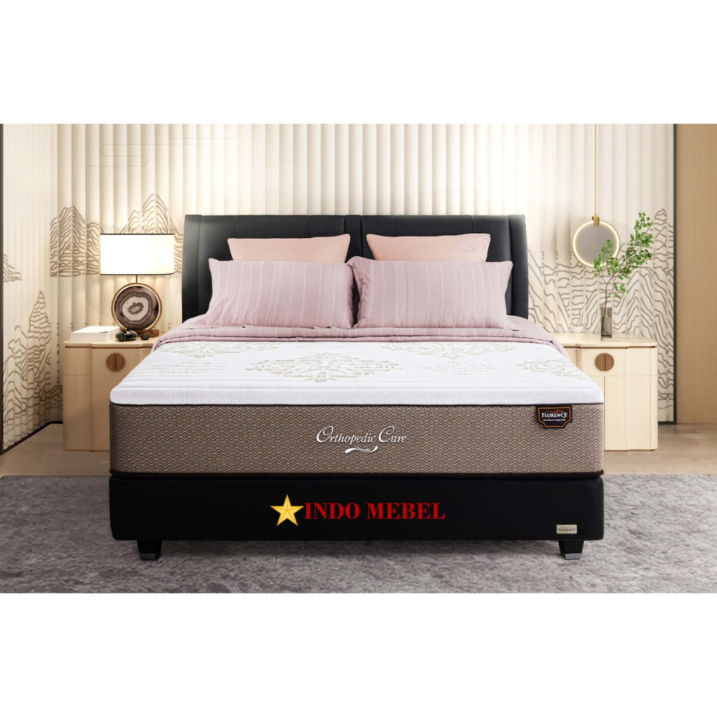 Set / Kasur Orthopedic Care Terbaru M25 FLORENCE Spring Bed 160/180/200 Springbed Promo Murah Ready 