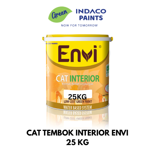 CAT ENVI TEMBOK INTERIOR INDACO 25KG TERSEDIA VARIASI WARNA