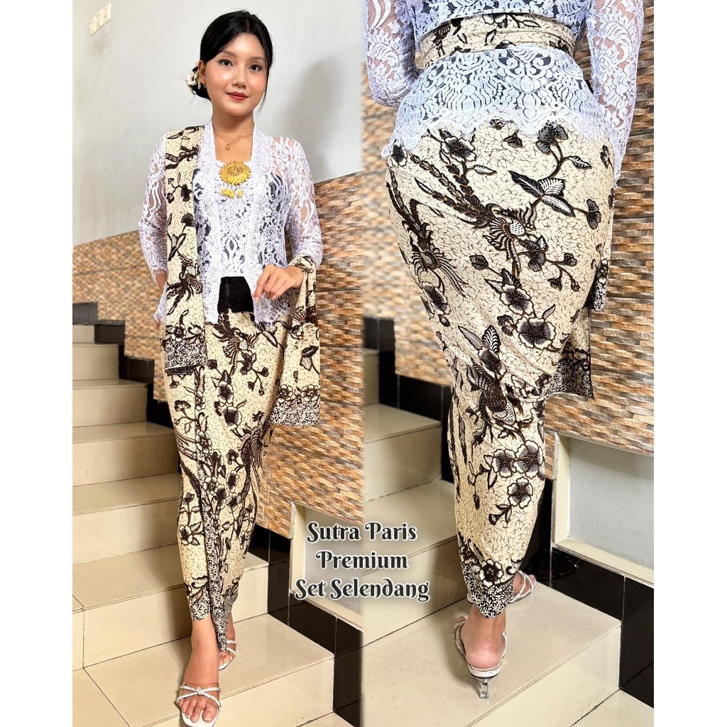 Sutra paris premium set selendang