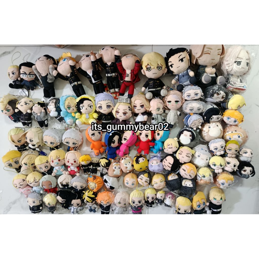 TOKYO REVENGER TOKREV Sega exhibition Plush Boneka Cipuy mikey cifuyu mitsuya baji draken Sano manji