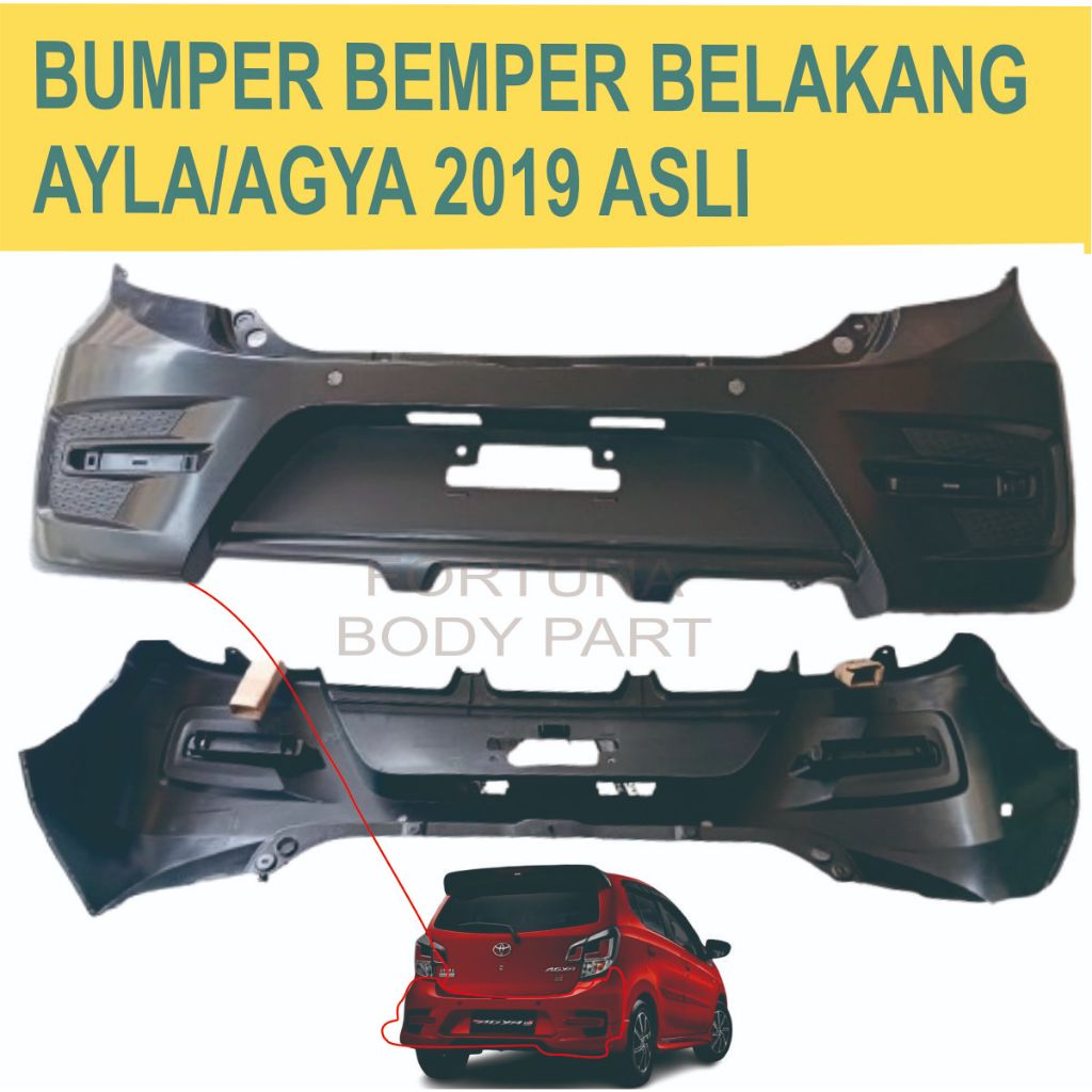 BUMPER BEMPER BELKANG AYLA/AGYA 2019 ASLI