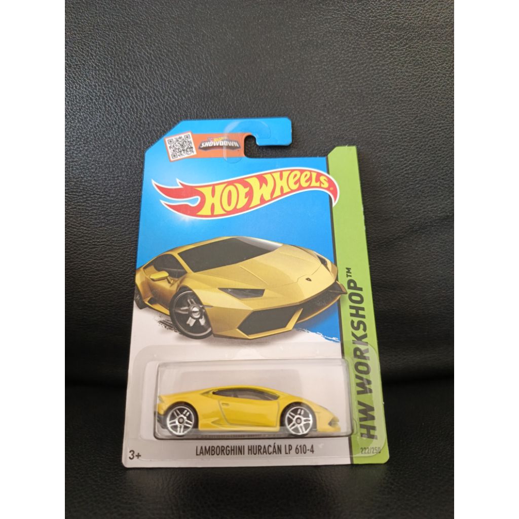 HOTWHEELS LAMBORGHINI HURACAN LP610 YELLOW