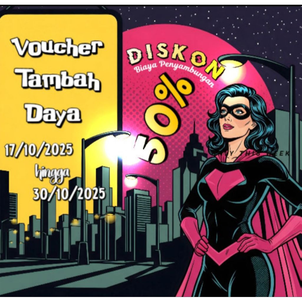 TAMBAH DAYA PLN (Voucher Diskon 50%)