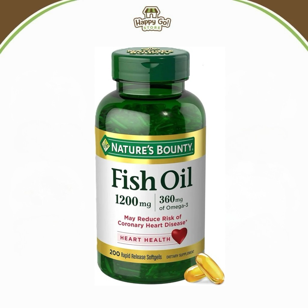 Nature’s Bounty Fish Oil untuk kesehatan jantung