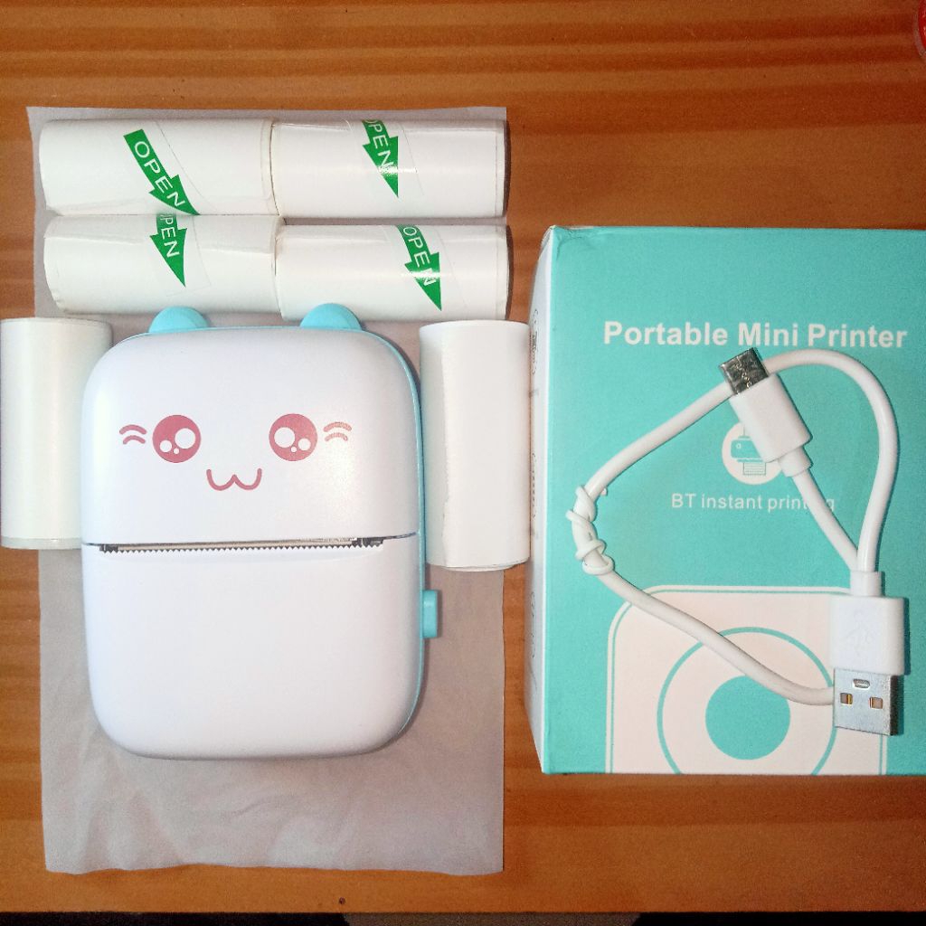 ALAT PRINTER THERMAL MINI PORTABLE, CETAK FOTO & CETAK STRUK