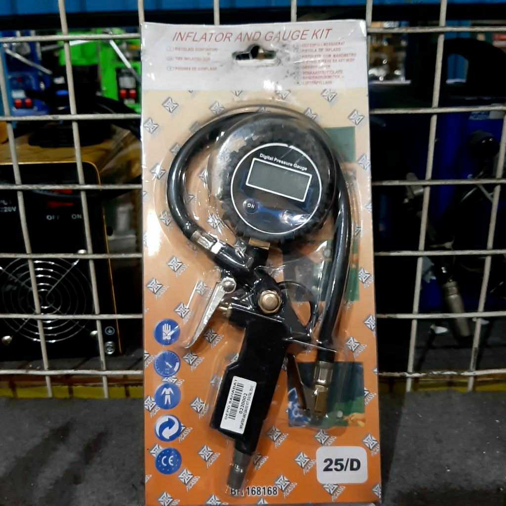 INFLATOR AND GAUGE KIT DIGITAL
