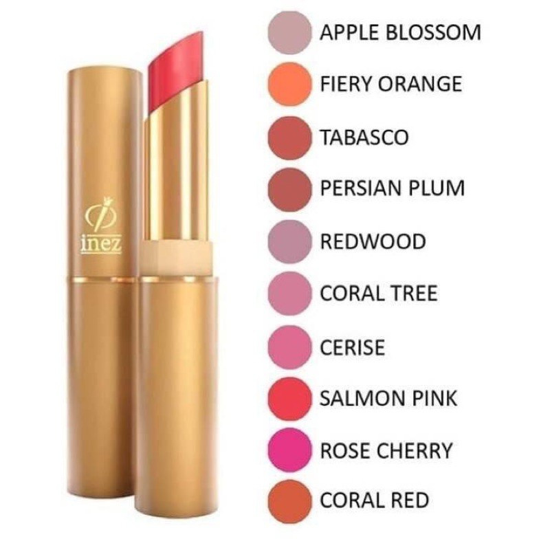 GC Kosmetik Inez Perfect Glow Matte Lipstick Baru Lipstik
