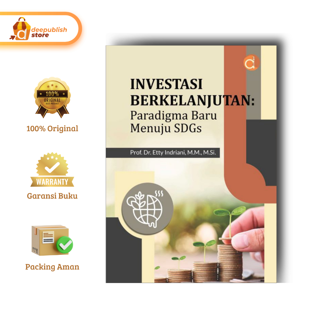 Deepublish | Buku Investasi Berkelanjutan: Paradigma Baru Menuju SDGs | Buku Manajemen | Original