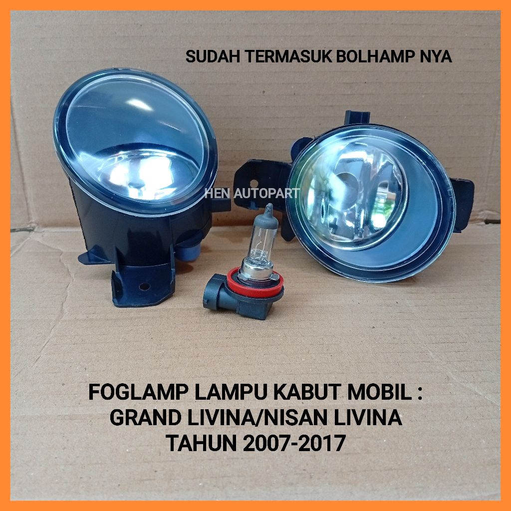 foglamp lampu kabut Grand Livina/Nissan Livina Tahun 2007 2008 2009 2010 2011 2012 2013 2014 2015 20
