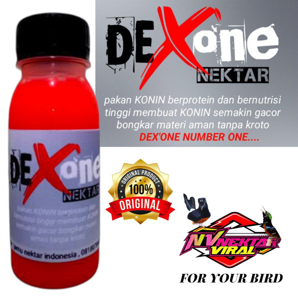 NEKTAR DEXONE 100ML ORIGINAL PAKAN KONIN SOGON DLL