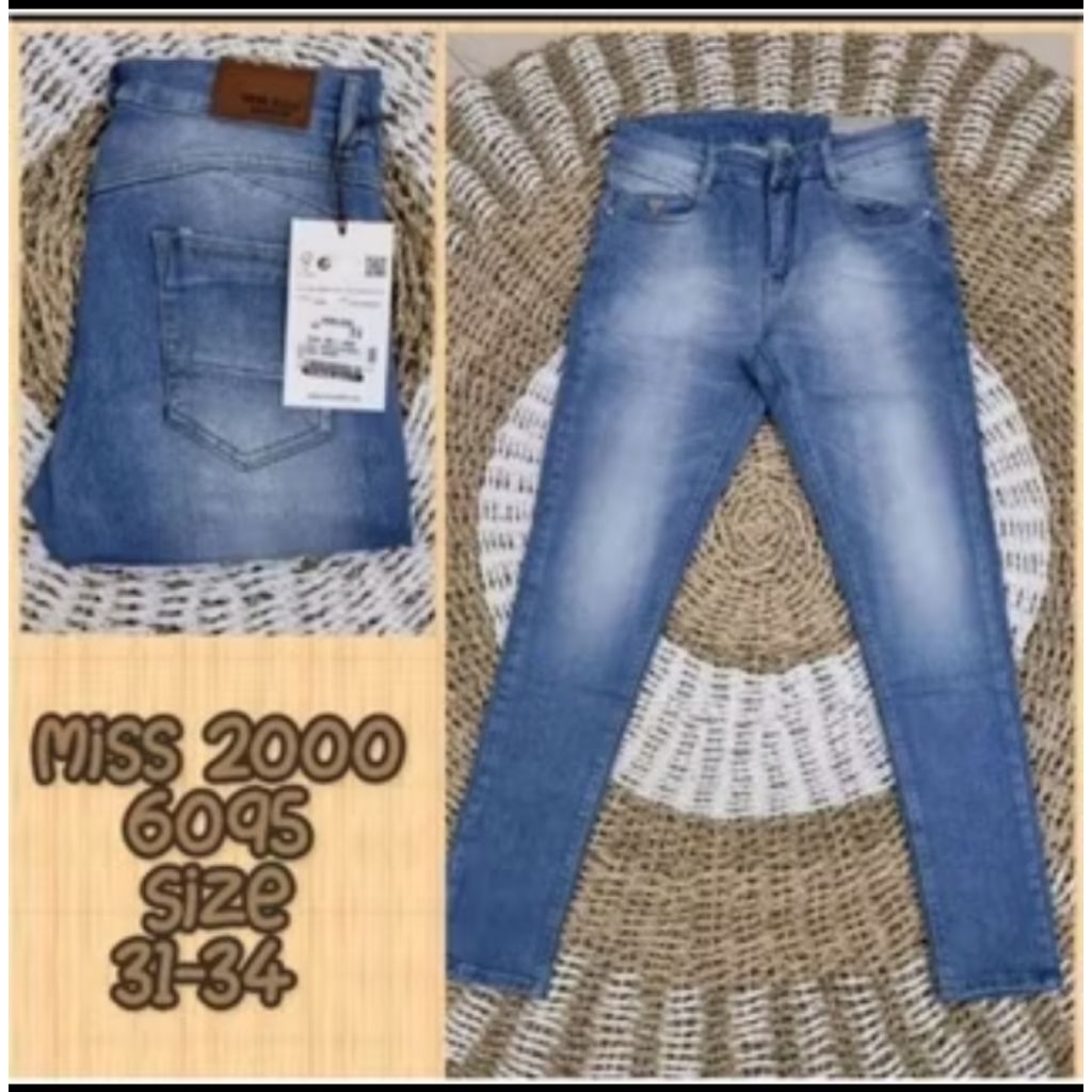 PENSIL SKINNY WANITA LIGHT BLUE DAN MISS2000 DEEP BLUE DAN JORDAN DIOR IMPORT BAHAN SUPER DENIM STRE