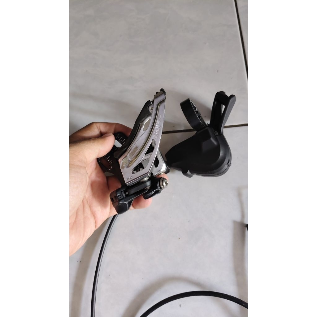 Fd dan shifter shimano fd m4100 shifter m5100 2 speed