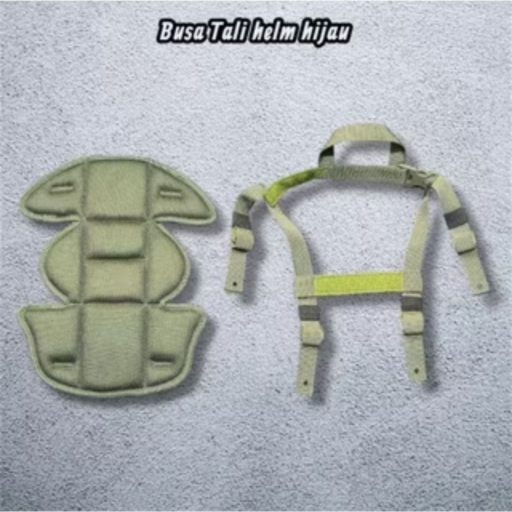 Busa helm tactical Tali helm hijau tactical