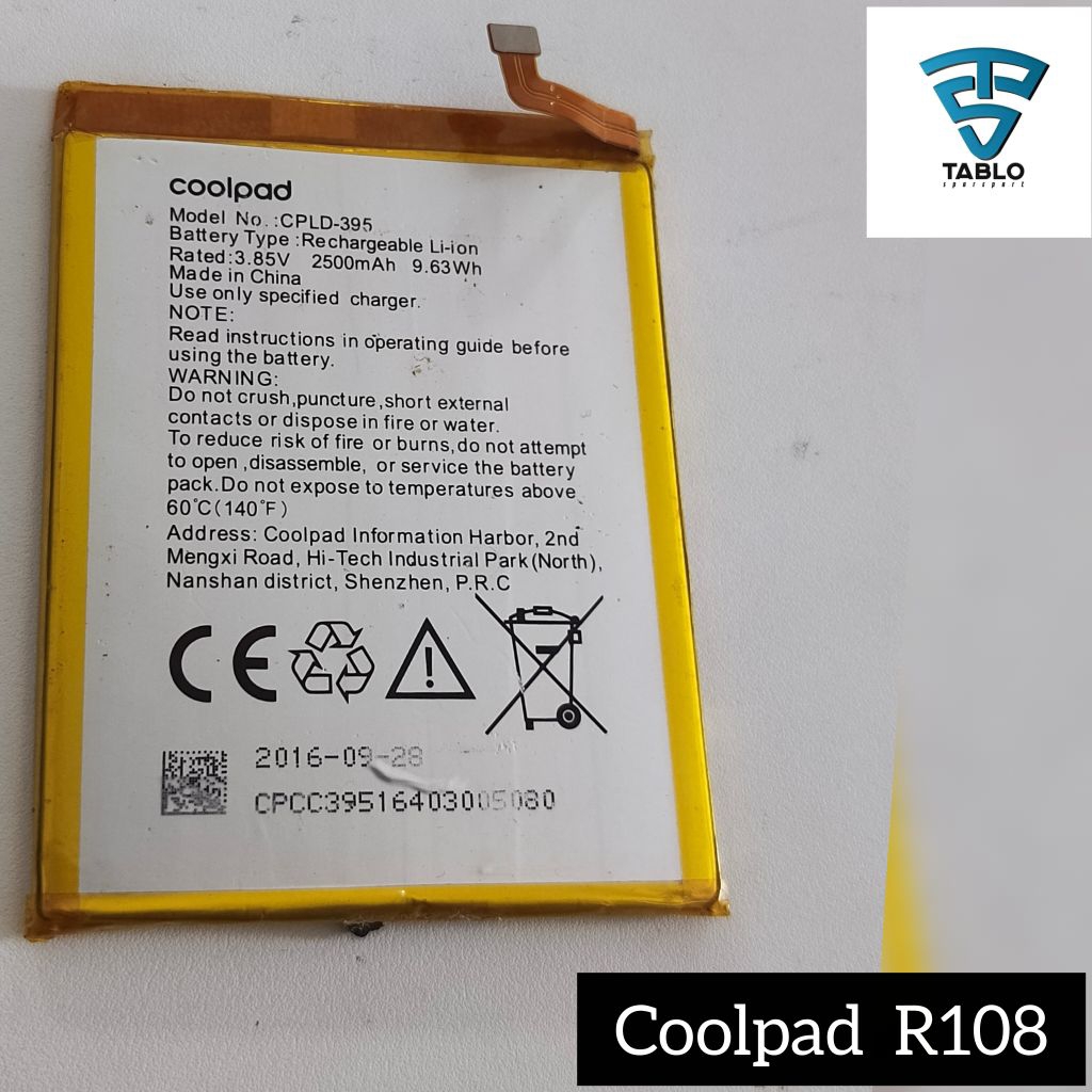 baterai coolpad r108 ori copotan hp
