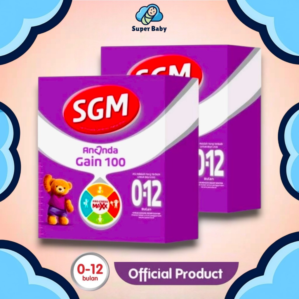 SUSU BAYI SGM ANANDA GAIN 100 USIA 0-12 BULAN 400gr